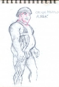 Chief Alssuk in my sketchbook: a detail makes all the difference  