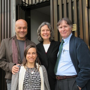 Oct 14th, 2015. United Nations Chapel, NYC. Céu, Fedra de Faria, Mary and Matthew Kelly